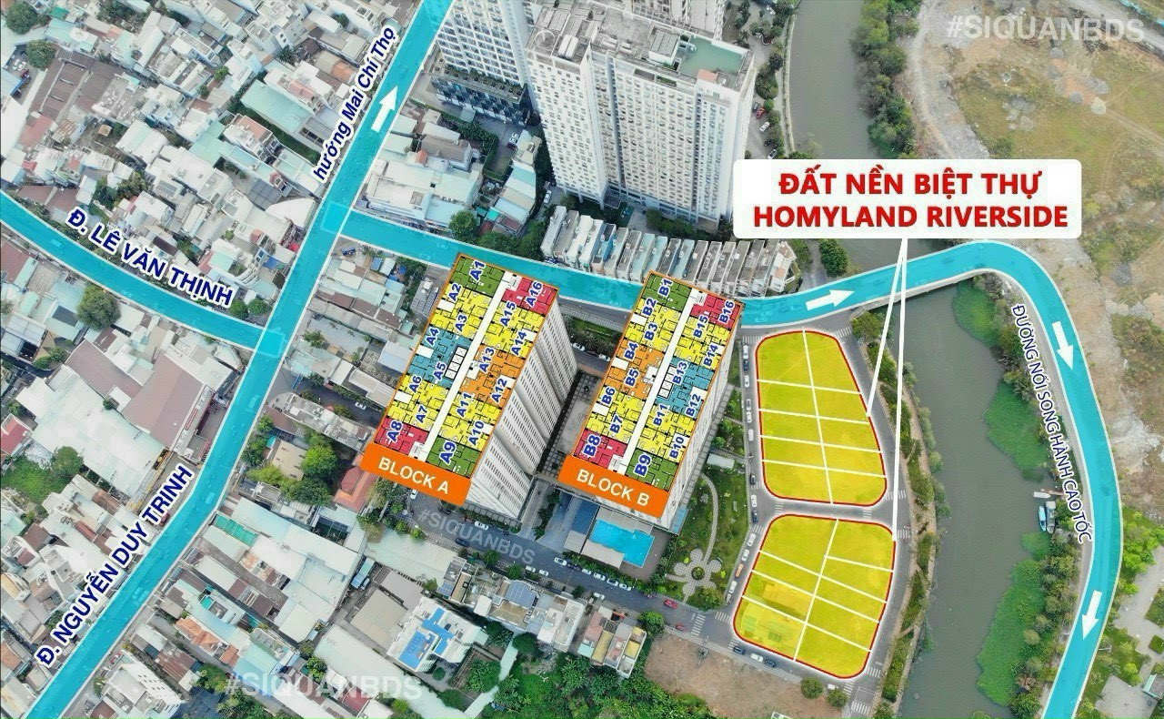 Bán đất nền biệt thự HomyLand Riverside
